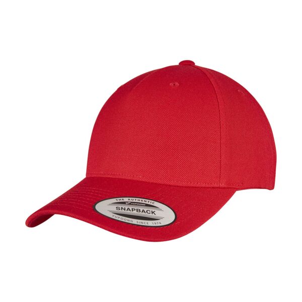 YP classics 5-panel premium curved visor snapback cap (5789M) Thumbnail