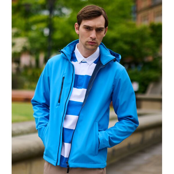 Regatta Venturer Three Layer Hooded Soft Shell Jacket Thumbnail