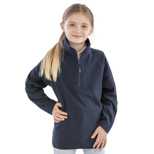 Result Genuine Recycled Kids Zip Neck Micro Fleece Thumbnail