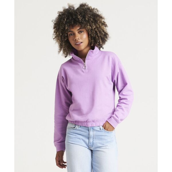 Women's cropped ¼-zip sweat Thumbnail
