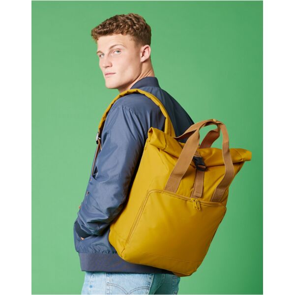 Recycled Twin Handle Roll-Top Laptop Backpack Thumbnail