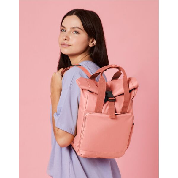 Recycled Mini Twin Handle Roll-Top Backpack Thumbnail