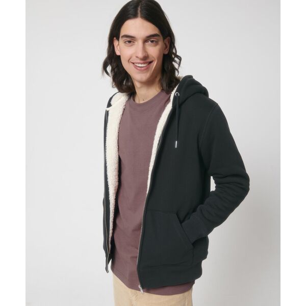 Unisex Hygger sherpa zip-through sweatshirt (STSU956) Thumbnail