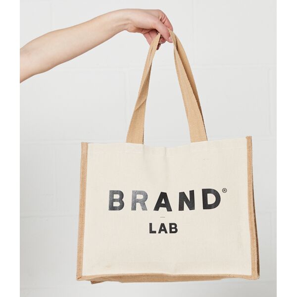 Brand Lab Jute and Canvas Shopper Thumbnail
