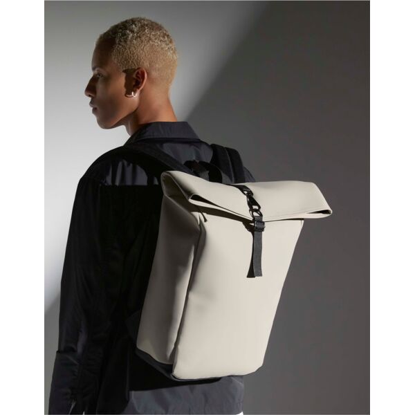 Matte PU Roll-Top Backpack Thumbnail