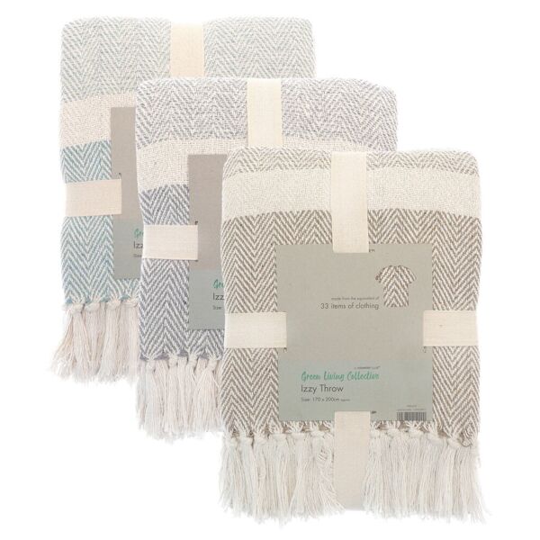 Izzy recycled throw Thumbnail