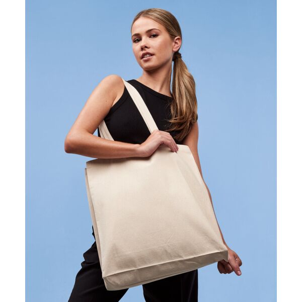 Recycled premium canvas spacious shopper Thumbnail