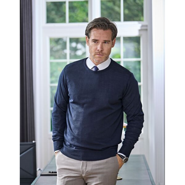 Men's Crew Neck Knitted Sweater Thumbnail