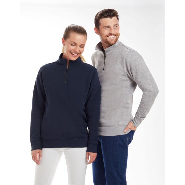 Unisex Organic 1/4 Zip Sweat Thumbnail