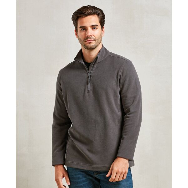 Unisex ‘Recyclight’ 1/4 zip microfleece Thumbnail