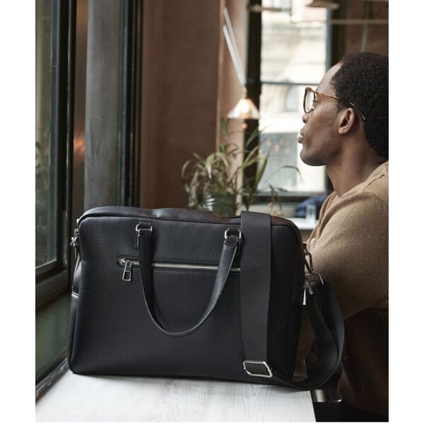 Tailored luxe PU briefcase Thumbnail