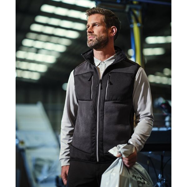 E-Volve unisex knit-effect stretch bodywarmer Thumbnail