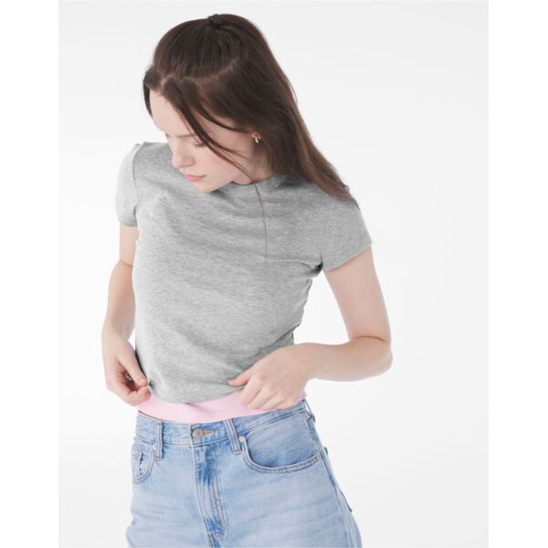 Women's Micro Rib Baby Tee Thumbnail
