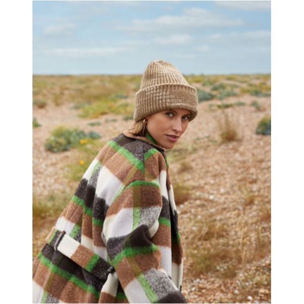 Chunky Knitted Patch Beanie Thumbnail