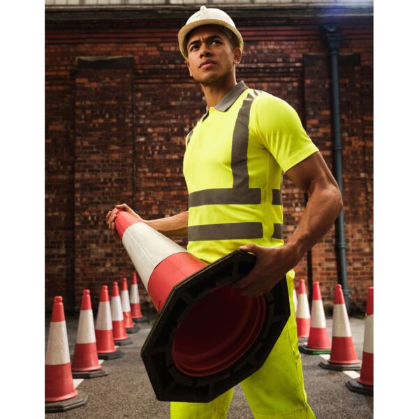 Hi-Vis Pro Contract Polo Shirt (Class 2) Thumbnail