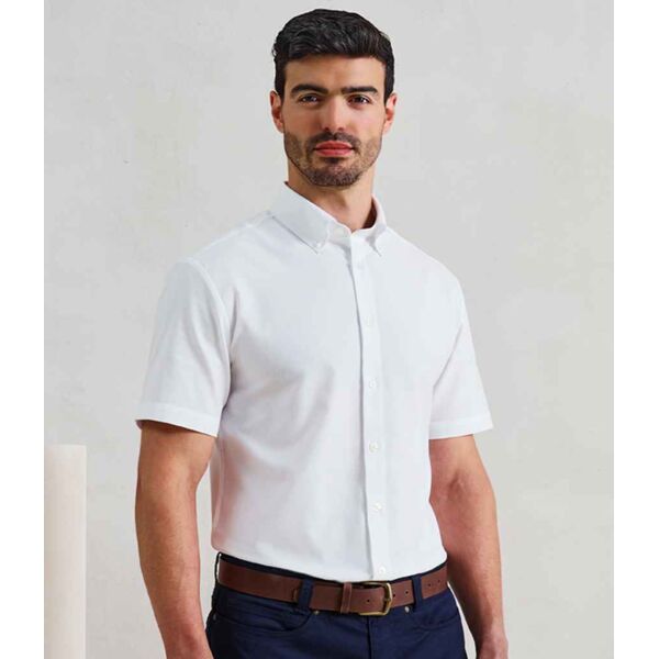 Premier Supreme Short Sleeve Oxford Shirt Thumbnail
