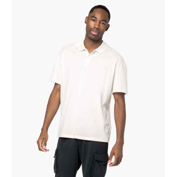 Native Spirit Drop Shoulder Piqué Polo Shirt Thumbnail