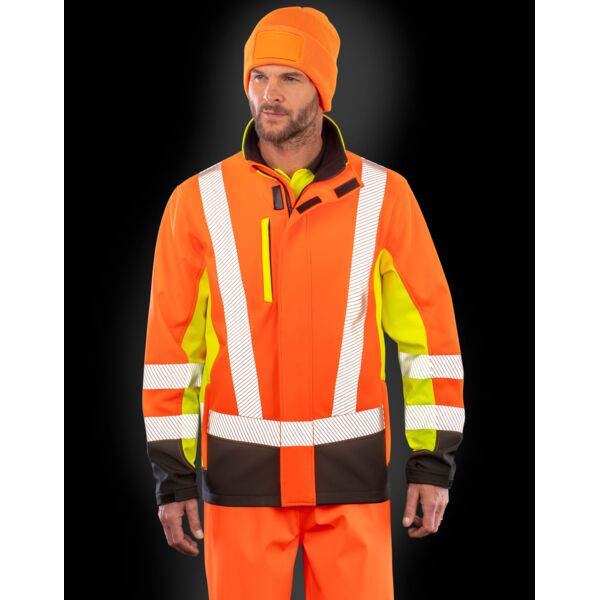 3-layer Printable 3-Tone Safety Softshell Thumbnail