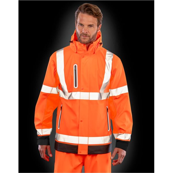 Heavy Duty Prism PU Safe & Dry Jacket With Recycled Backing Thumbnail