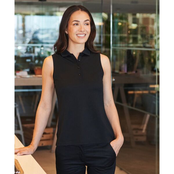 Women’s sleeveless Coolplus® polo shirt Thumbnail