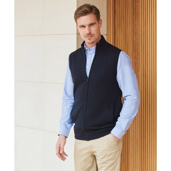 Sleeveless zip-through jumper Thumbnail