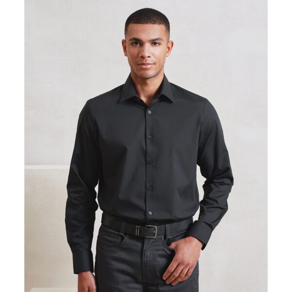 Long sleeve ‘Recyclight’ poplin shirt Thumbnail