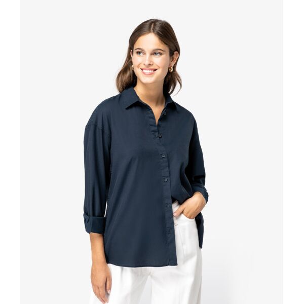 Spasso Ladies Long Sleeve TENCEL™ Shirt Thumbnail