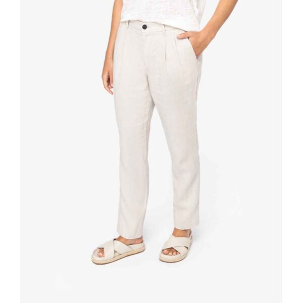 Spasso Ladies Linen Trousers Thumbnail