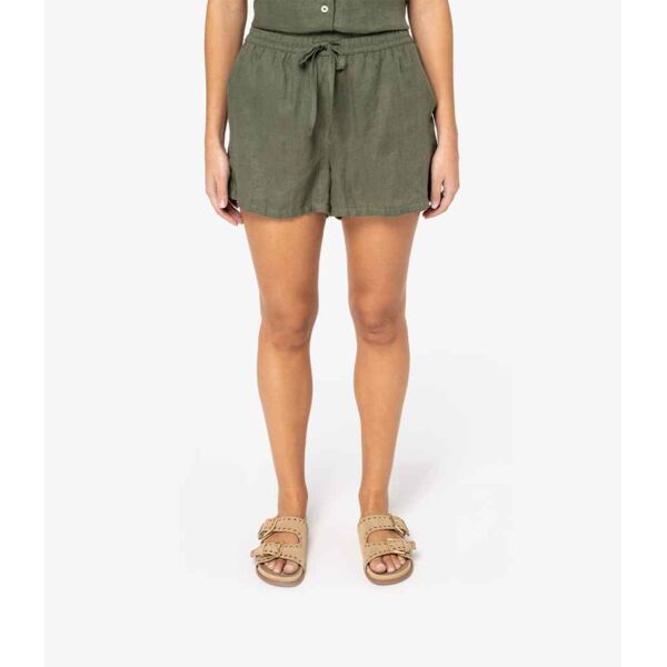 Spasso Ladies Linen Shorts Thumbnail