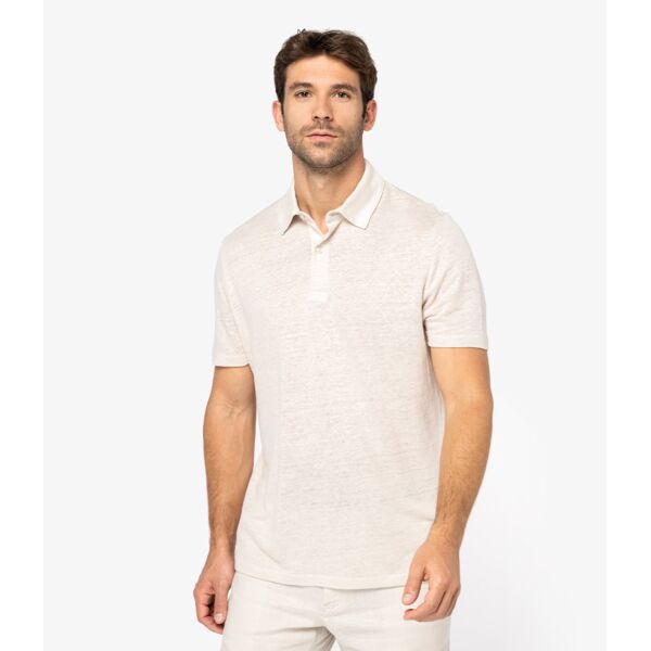Spasso Knitted Linen Polo Shirt Thumbnail