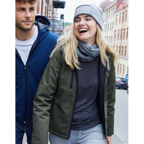 Ladies Padded Softshell Hoody Thumbnail