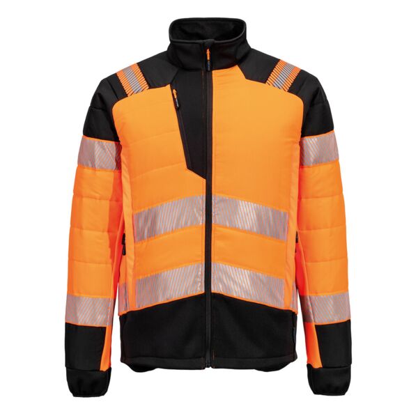 PW3 Hi-vis hybrid baffle jacket (T170) Thumbnail
