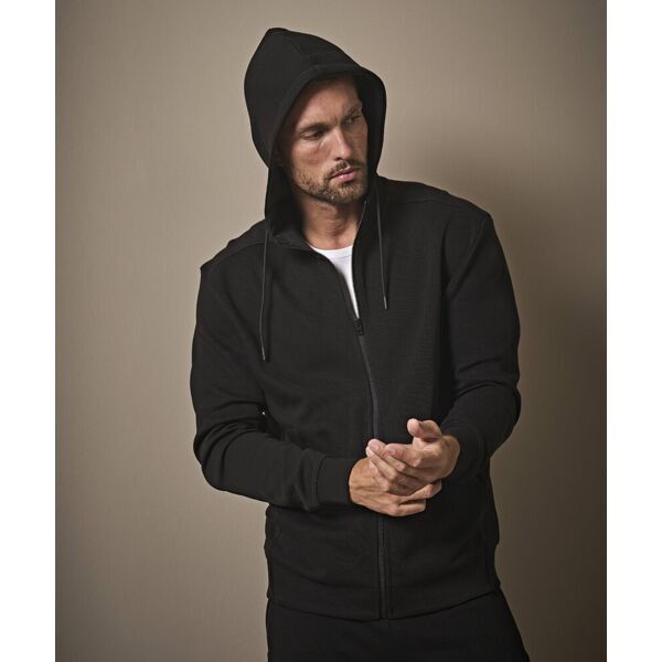 Ribbed interlock hooded full-zip (5508) Thumbnail