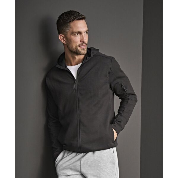 Athletic hooded full-zip sweatshirt (5706) Thumbnail