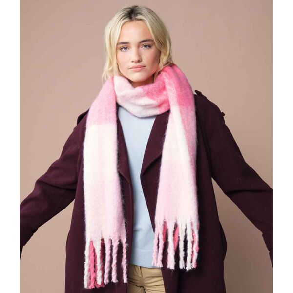 Beechfield Fluffy Check Scarf Thumbnail
