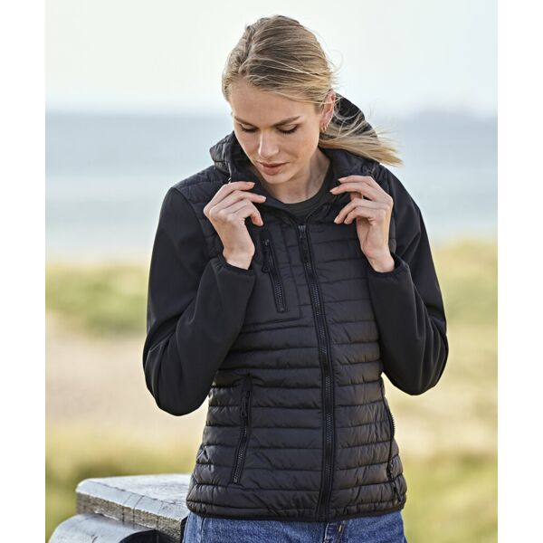 Women’s hooded crossover jacket (9629) Thumbnail