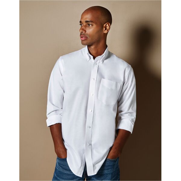 Classic Fit Long Sleeve Workwear Oxford Shirt Thumbnail