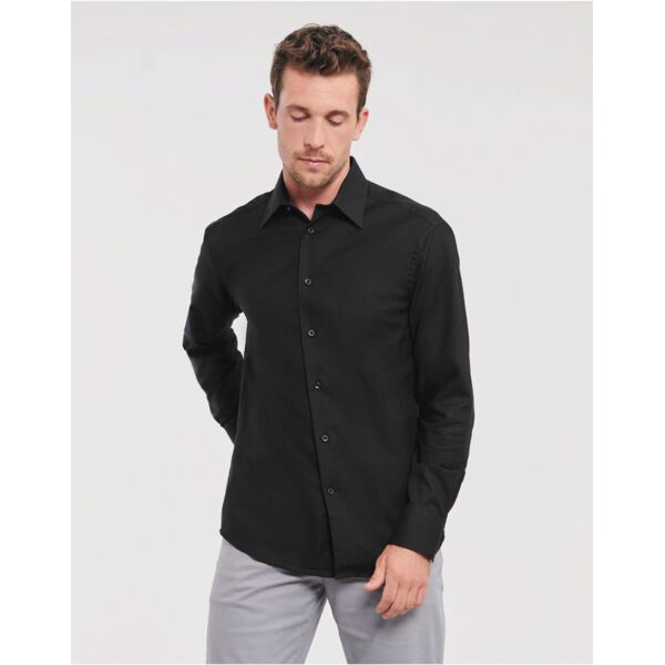 Men's Long Sleeve Tailored Oxford Shirt Thumbnail