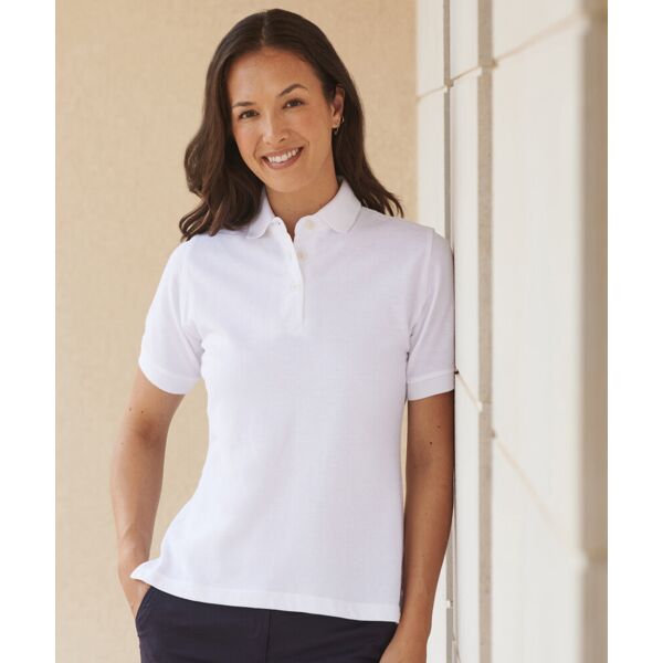 Women's classic cotton piqué polo shirt Thumbnail