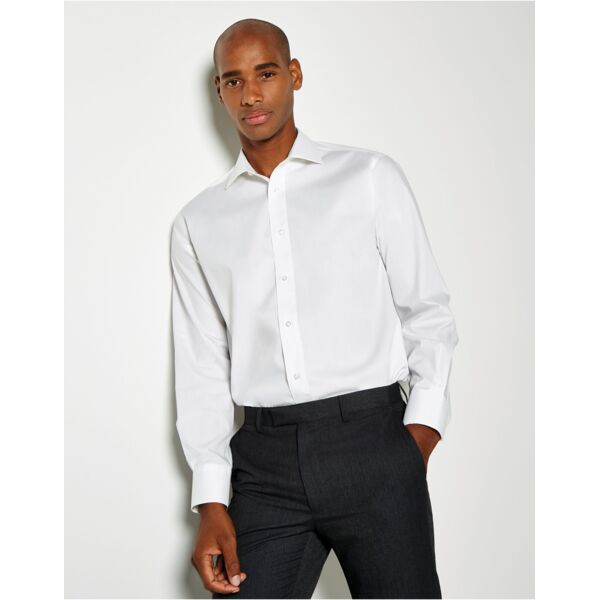 Classic Fit Long Sleeve Cutaway Collar Premium Oxford Shirt Thumbnail