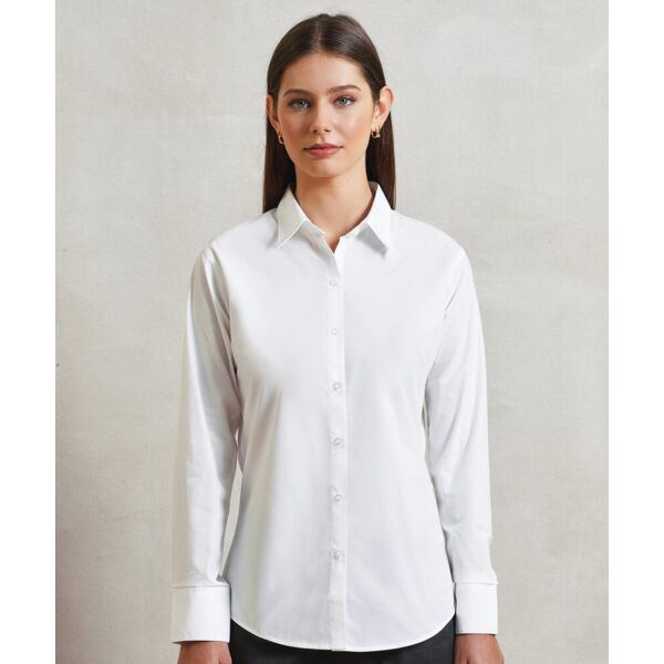 Women's supreme poplin long sleeve shirt Thumbnail