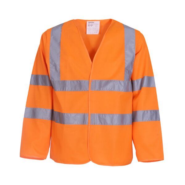 Hi-Vis Long Sleeve Waistcoat Thumbnail