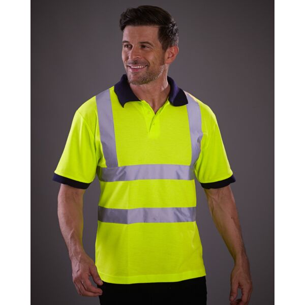 Hi-Vis Short Sleeve Polo Shirt Thumbnail