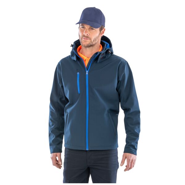Men's Recycled Hooded Softshell Thumbnail