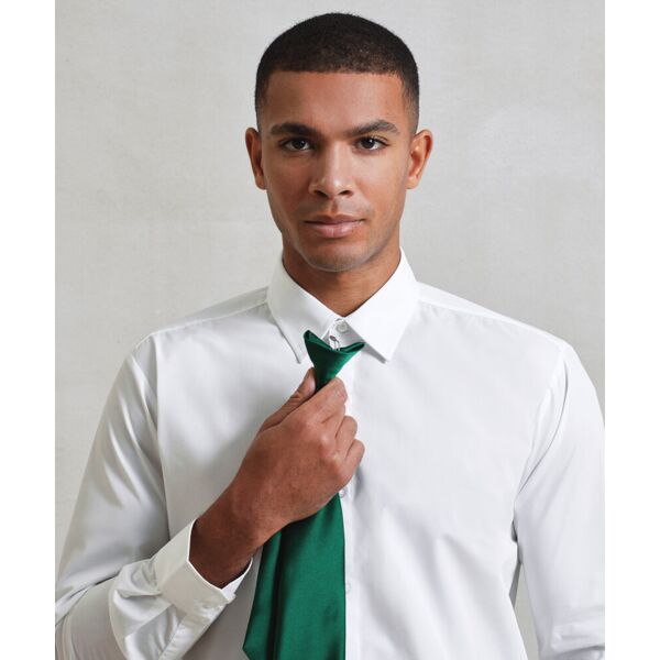 'Colours' satin clip tie Thumbnail