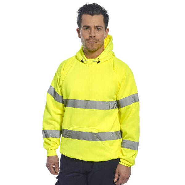 Hi-vis hooded sweatshirt (B304) Thumbnail