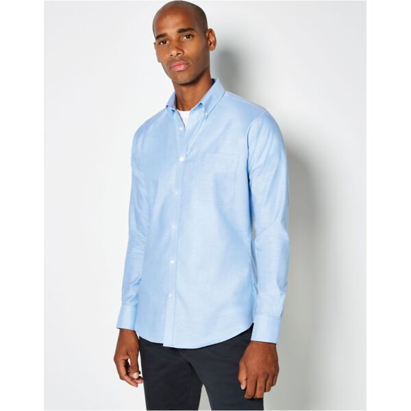 Slim Fit Long Sleeve Workwear Oxford Shirt Thumbnail