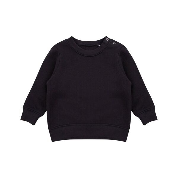 Crew neck sweatshirt with shoulder poppers Thumbnail