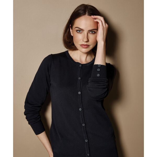 Women's Arundel crew neck cardigan long sleeve (classic fit) Thumbnail