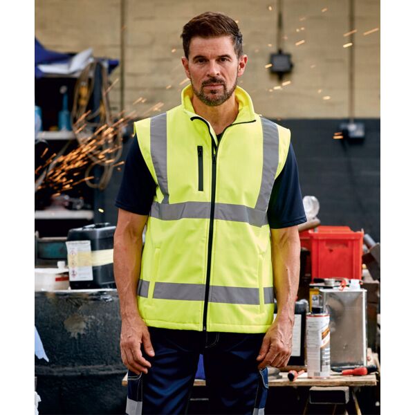 Hi-vis softshell gilet (HV006) Thumbnail